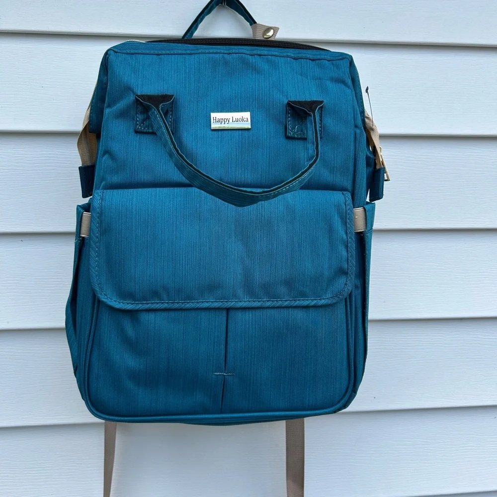 Vibrant Blue diaper backpack